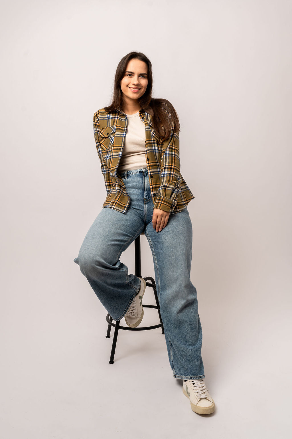 Damen-Flanellhemd „Moss“