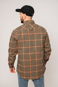 Flanellhemd Dusty Red